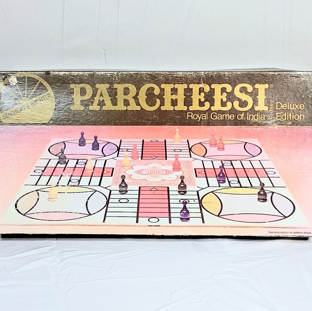 1982 Parcheesi Vintage Complete Deluxe Edition Game/Set - Picture 10 of 11